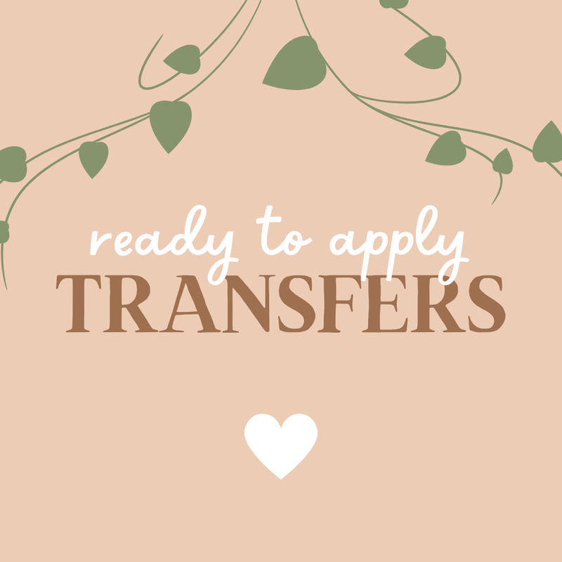 Ready to Apply Transfers