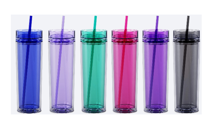 16 oz Skinny Acrylic Tumbler