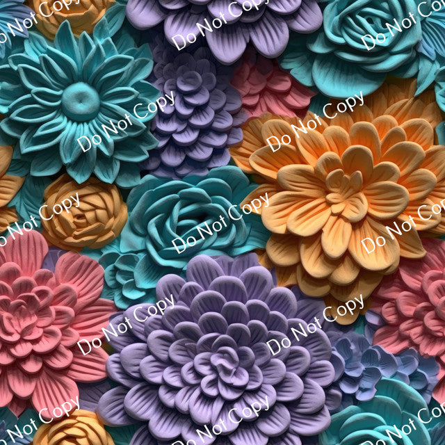 HTV 3D Floral Sculptures PPV