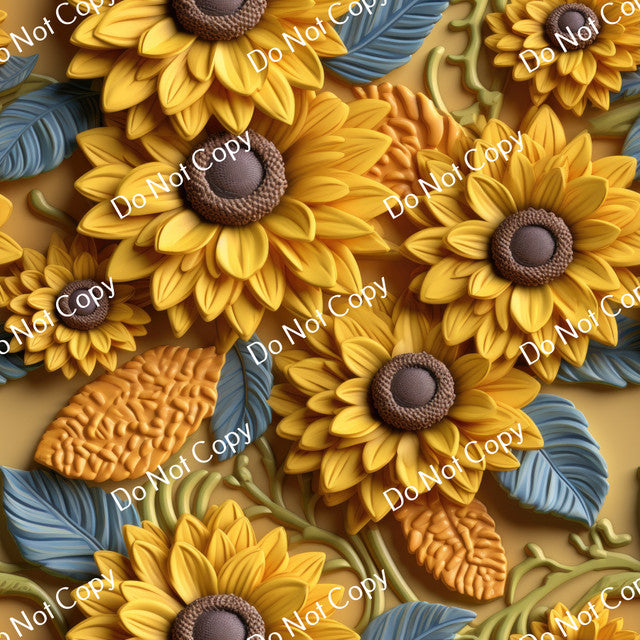 HTV 3D Sunflowers PPV