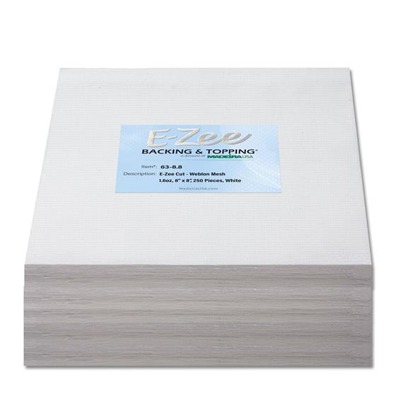 8x8 White 250pk E-ZEE Cut Weblon Mesh 1.6