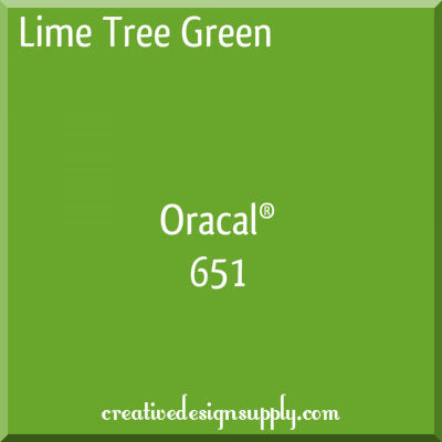 12" Lime-Tree Green Oracal 651