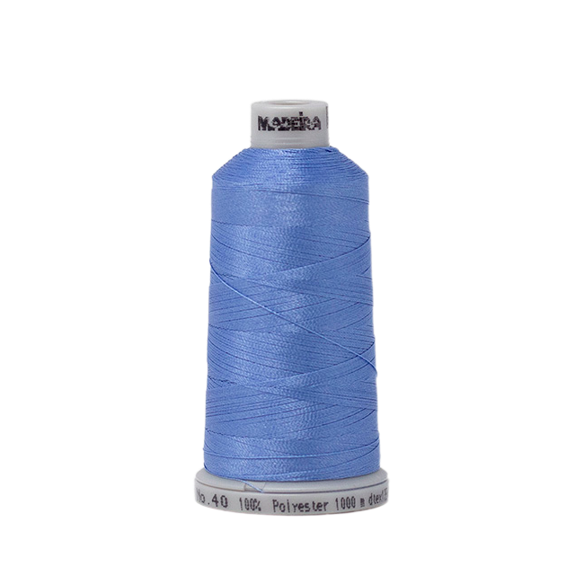 1542 Blue PolyNeon 40 Embroidery Thread