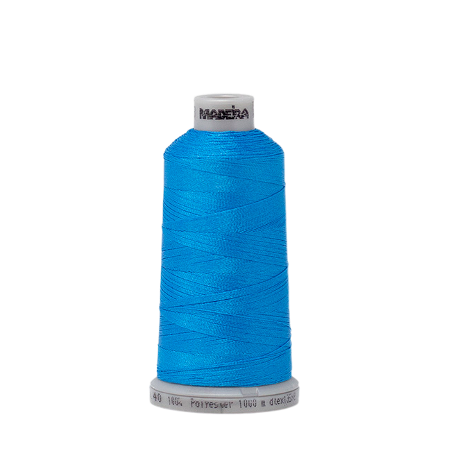 1593 Blue Green PolyNeon 40 Embroidery Thread