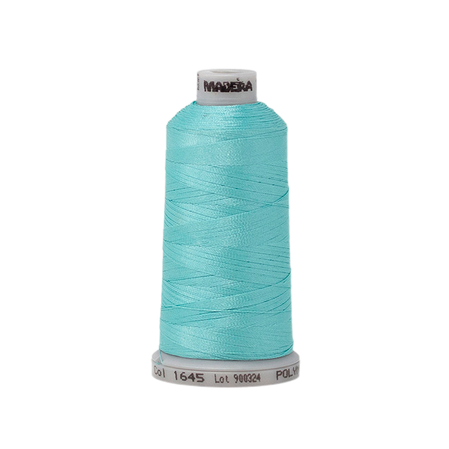 1645 Blue Green PolyNeon 40 Embroidery Thread