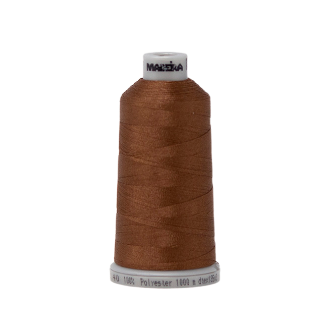 1657 Brown PolyNeon 40 Embroidery Thread