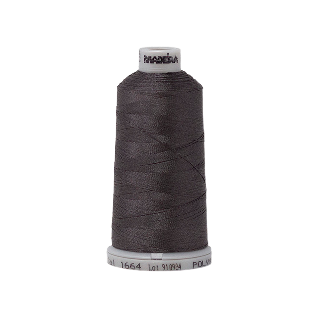 1664 Gray PolyNeon 40 Embroidery Thread