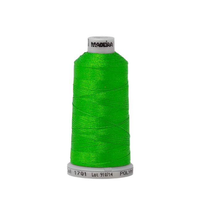 1701 Green PolyNeon 40 Embroidery Thread