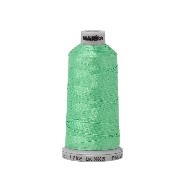 1702 Green PolyNeon 40 Embroidery Thread