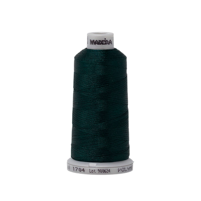 1704 Green PolyNeon 40 Embroidery Thread