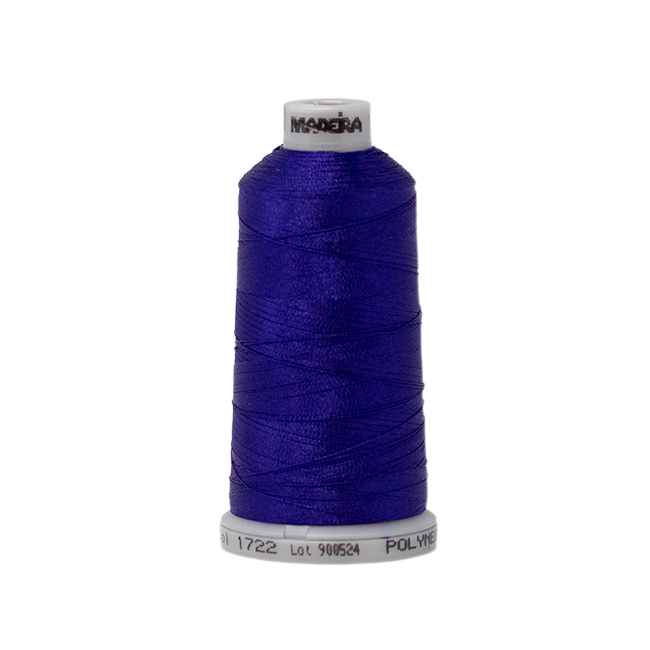 1722 Blue Purple PolyNeon 40 Embroidery Thread