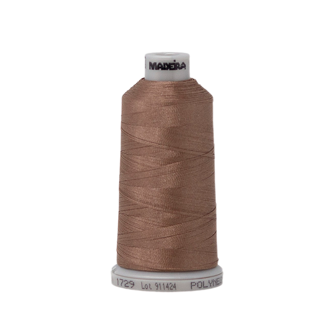 1729 Brown PolyNeon 40 Embroidery Thread