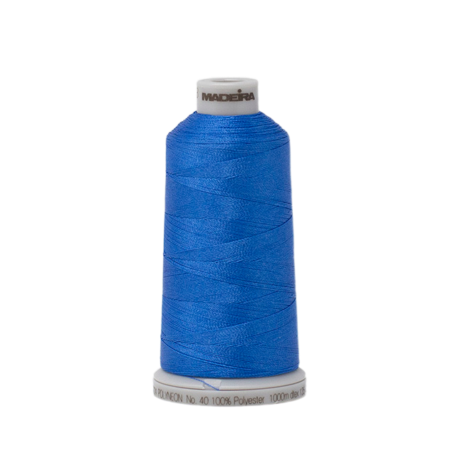 1733 Blue PolyNeon 40 Embroidery Thread