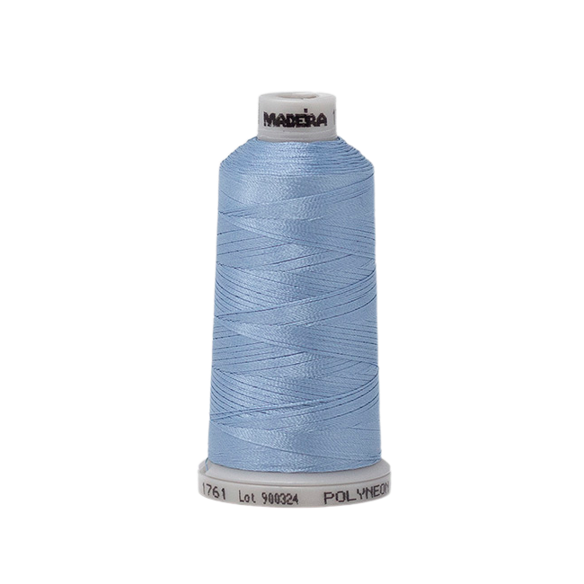 1761 Blue Gray PolyNeon 40 Embroidery Thread