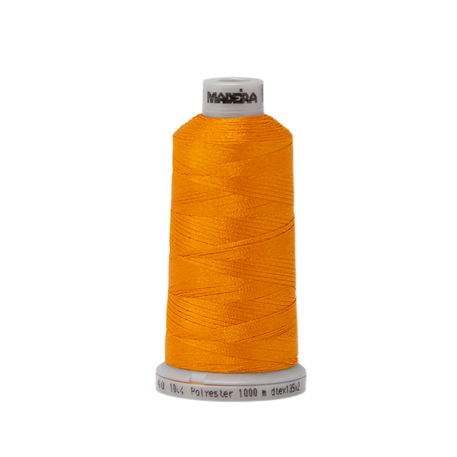 1763 Brown Orange PolyNeon 40 Embroidery Thread