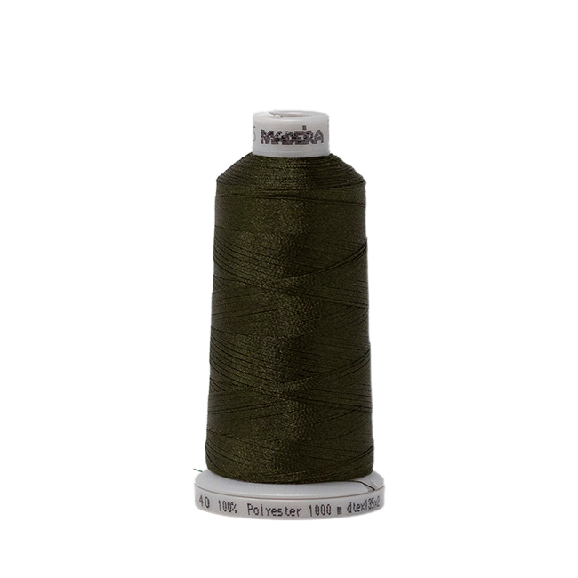1795 Green Brown PolyNeon 40 Embroidery Thread
