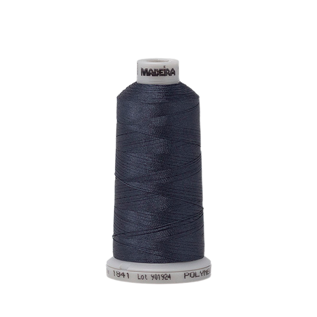 1841 Gray PolyNeon 40 Embroidery Thread