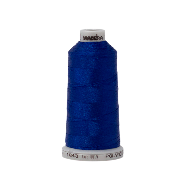 1843 Blue PolyNeon 40 Embroidery Thread