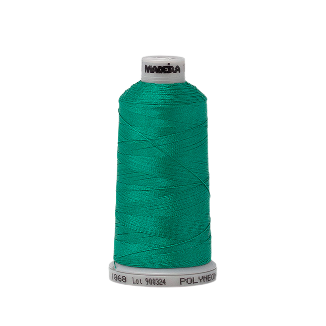 1868 Green PolyNeon 40 Embroidery Thread