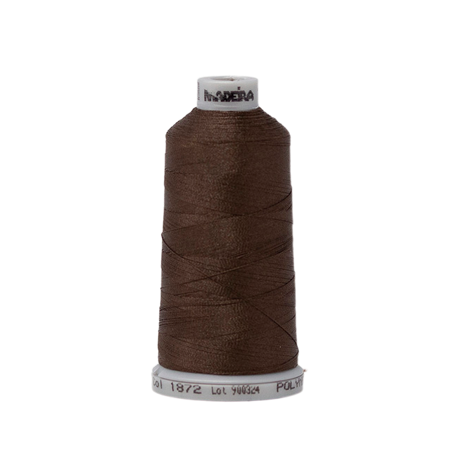1872 Brown PolyNeon 40 Embroidery Thread