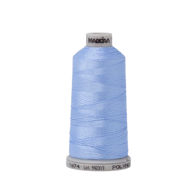 1874 Blue PolyNeon 40 Embroidery Thread