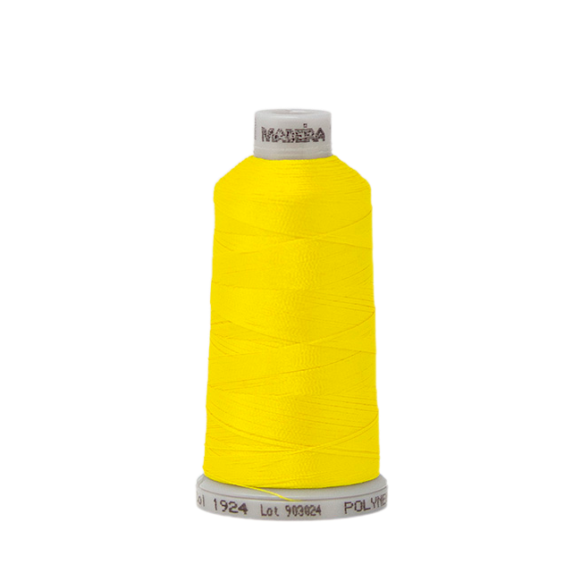 1924 Yellow PolyNeon 40 Embroidery Thread