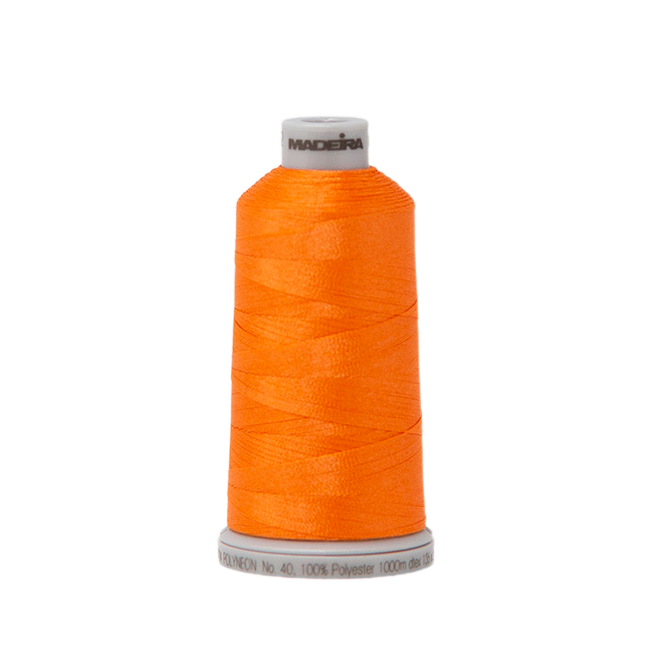 1952 Orange Pink PolyNeon 40 Embroidery Thread