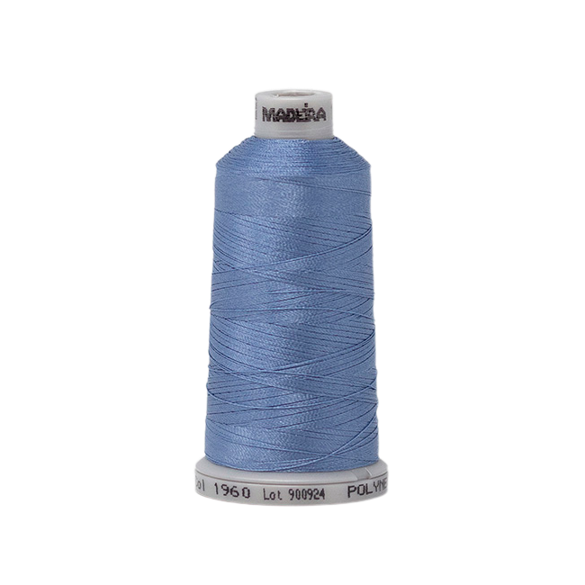 1960 Blue Gray PolyNeon 40 Embroidery Thread