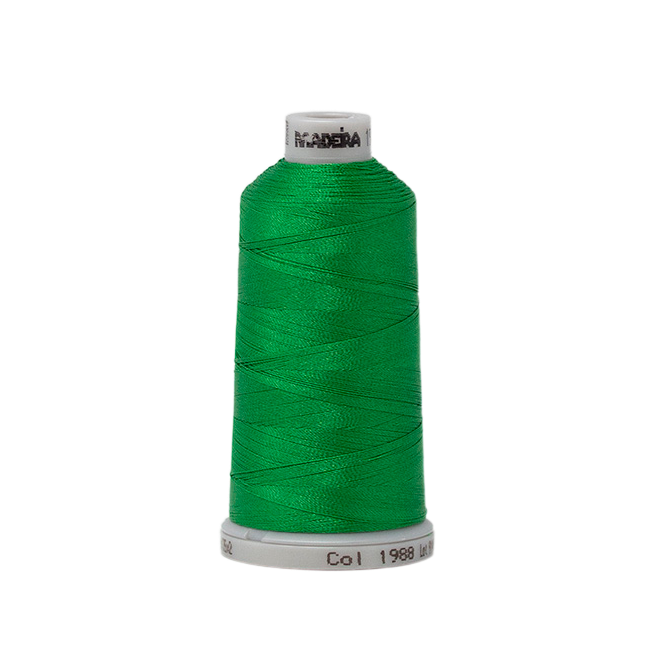 1988 Green PolyNeon 40 Embroidery Thread