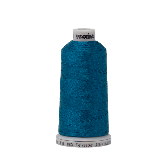 1991 Blue Green PolyNeon 40 Embroidery Thread