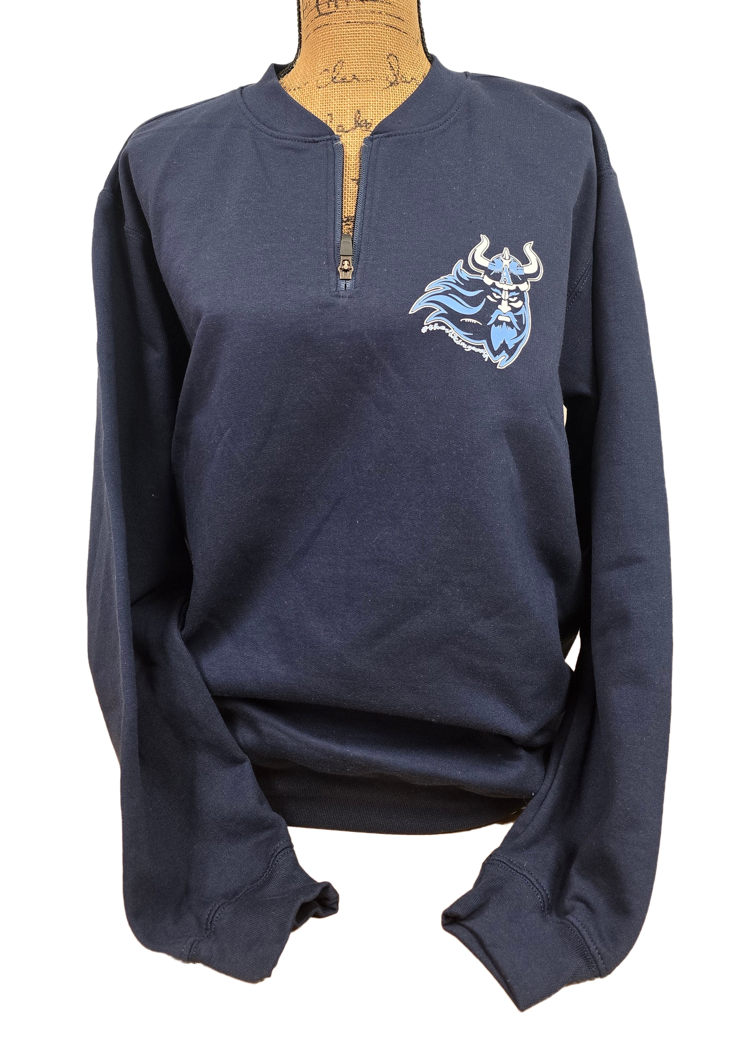 AVB Navy SS Qtr Zip