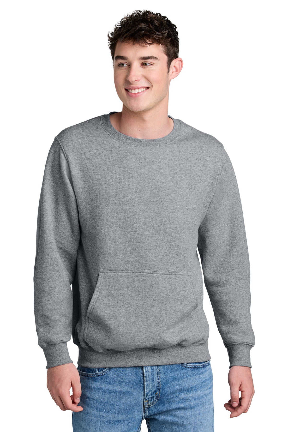 Athletic Htr P&C Pocket Sweatshirt PC78PKT
