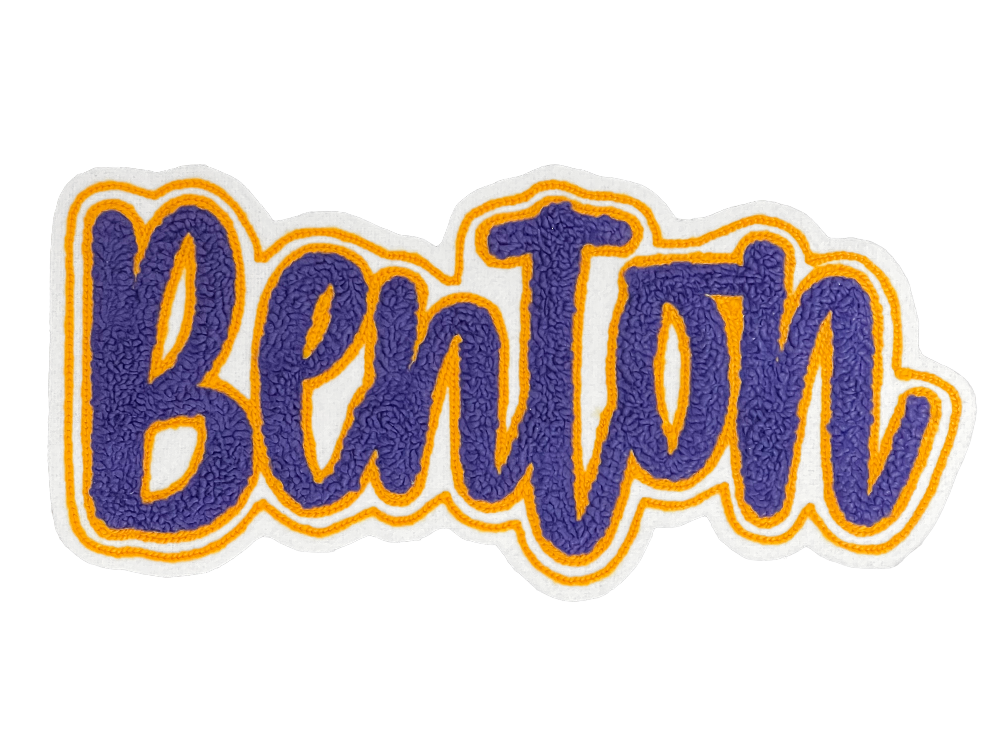 10" Benton 1 Chenille Patch