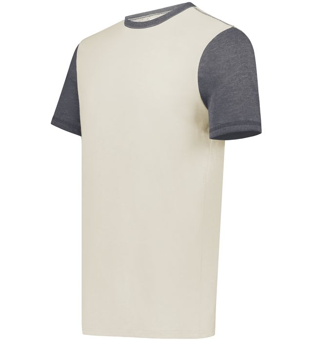 Birch/Carbon Htr Youth Gameday Vintage Ringer Tee 6877