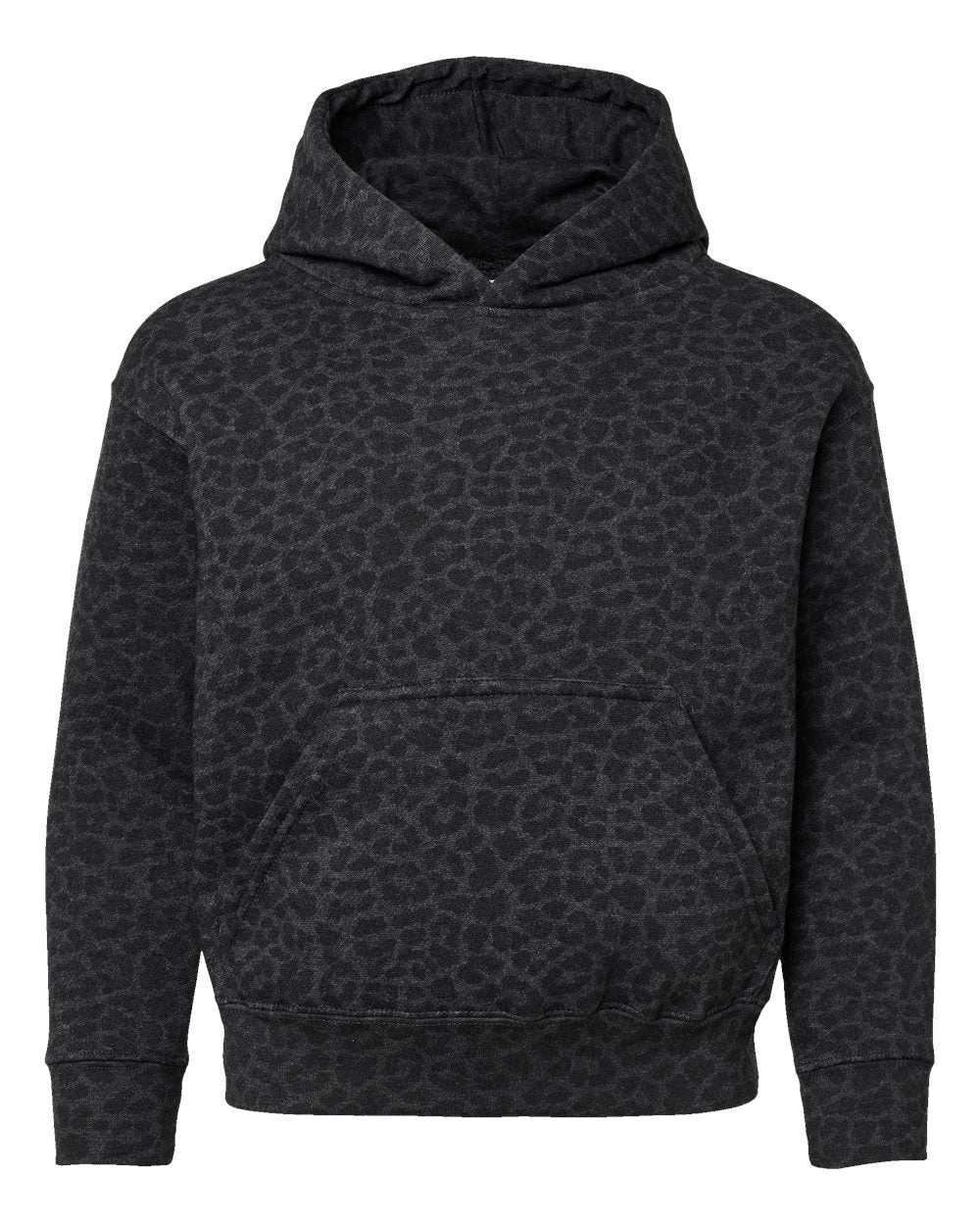 Black Leopard LAT Unisex Fleece Hoodie 6926