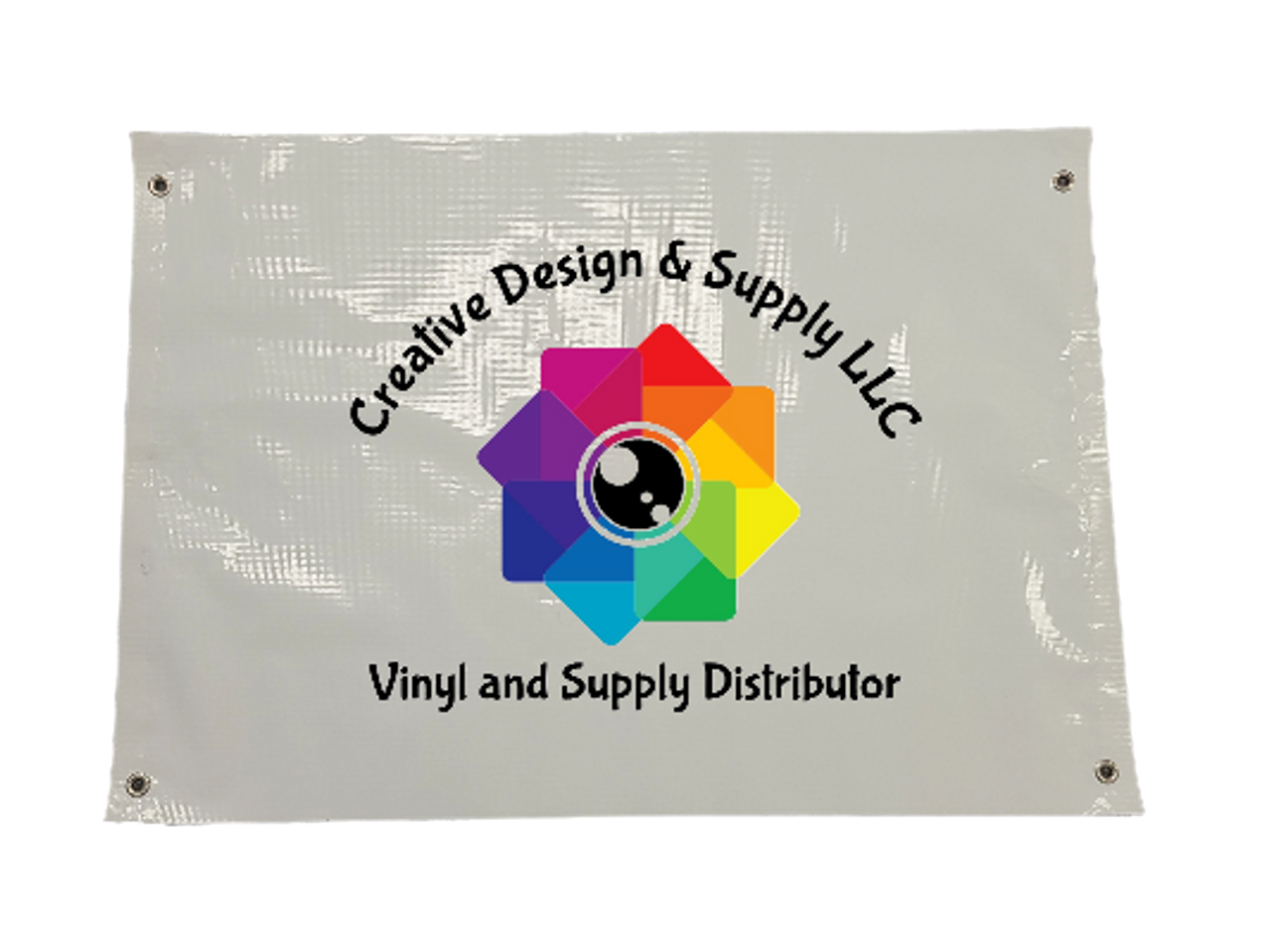 Blank Sign Banner with Grommets