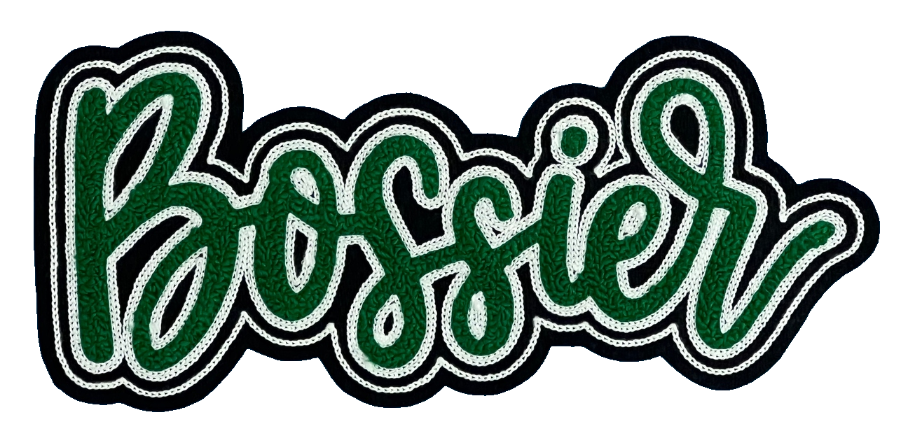 10" Bossier Chenille Patch