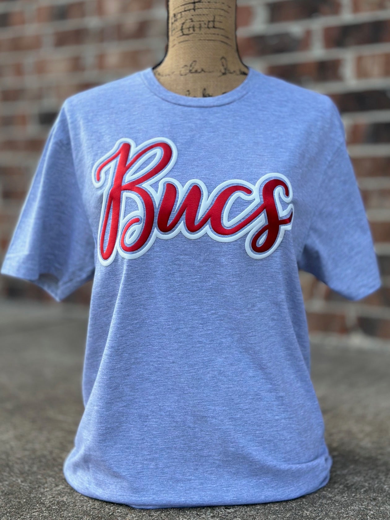 Haughton Bucs Sports Grey SS RTW Tee