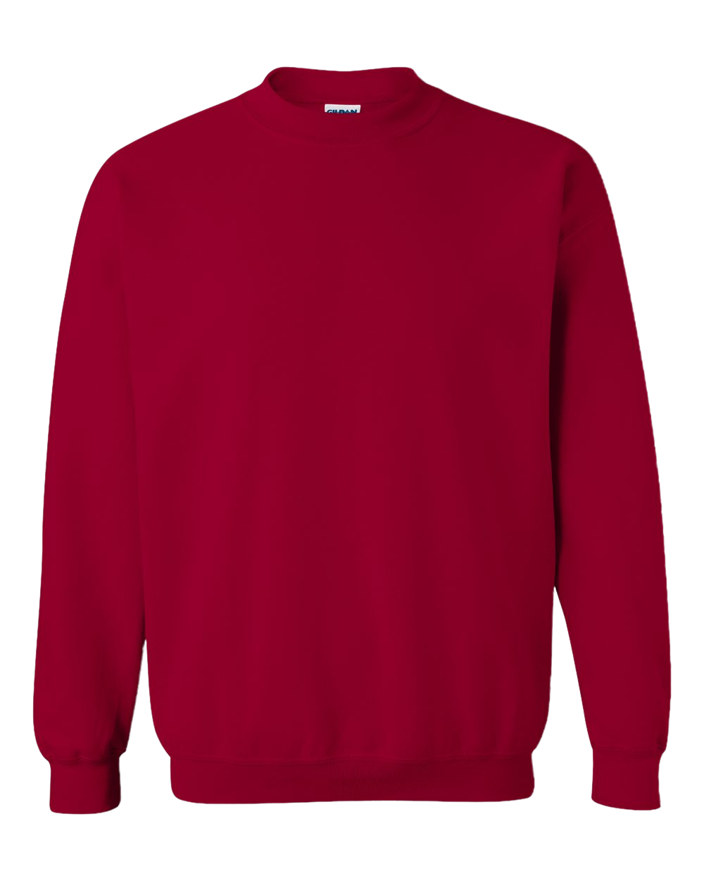 Cardinal Red Gildan HB Crewneck 18000