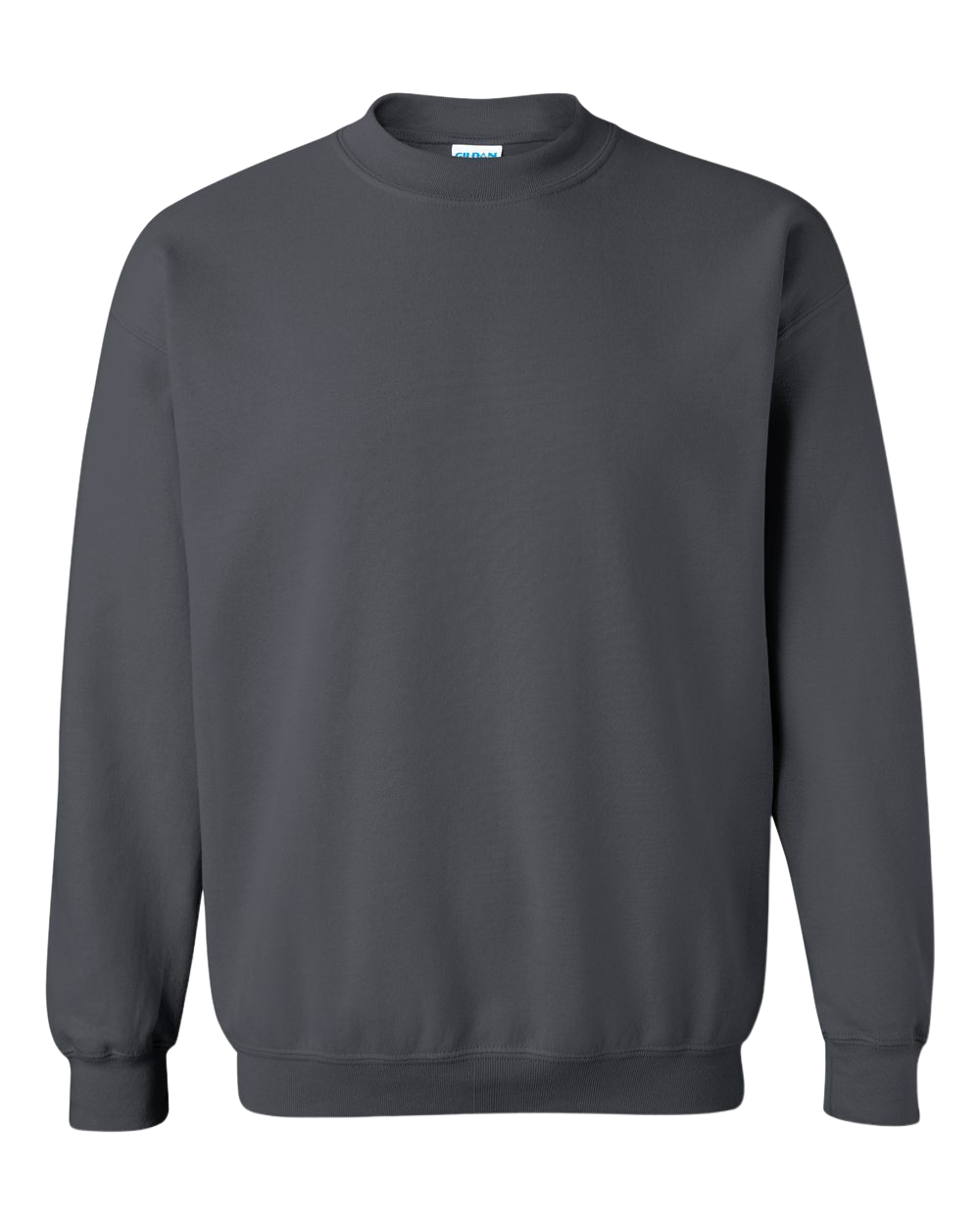 Charcoal Gildan HB Crewneck 18000