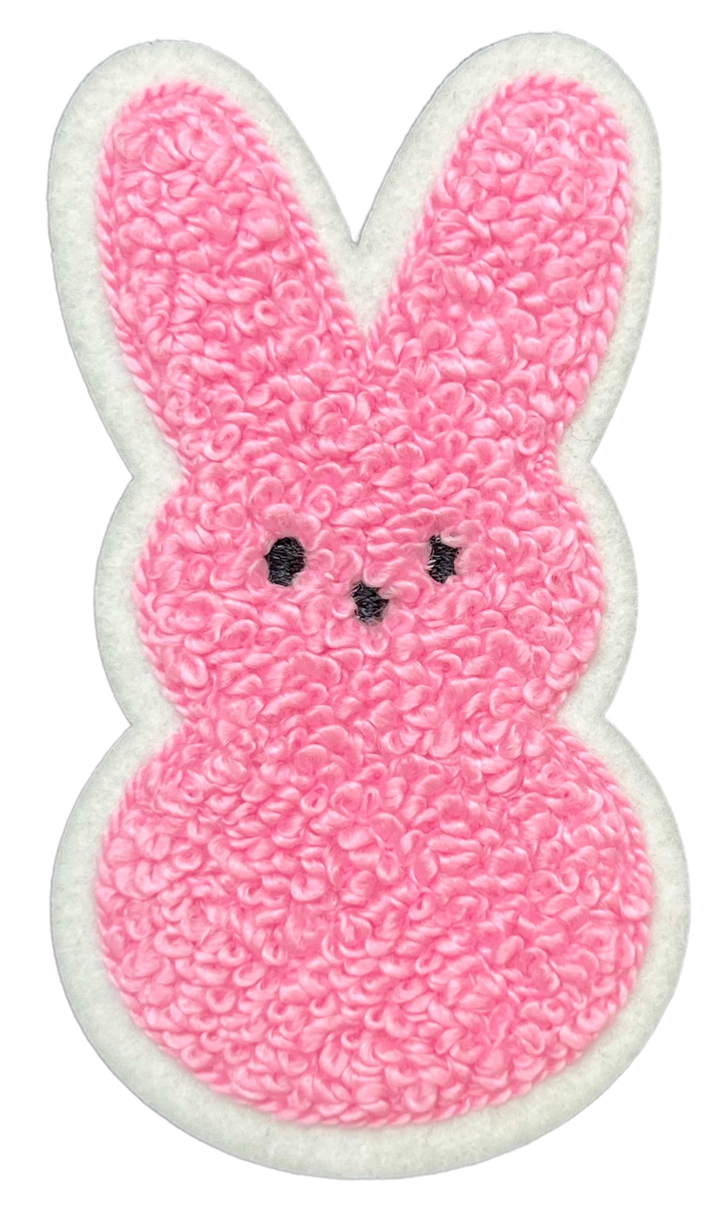 3 3/4" Light Pink Easter Peeps Chenille Patch