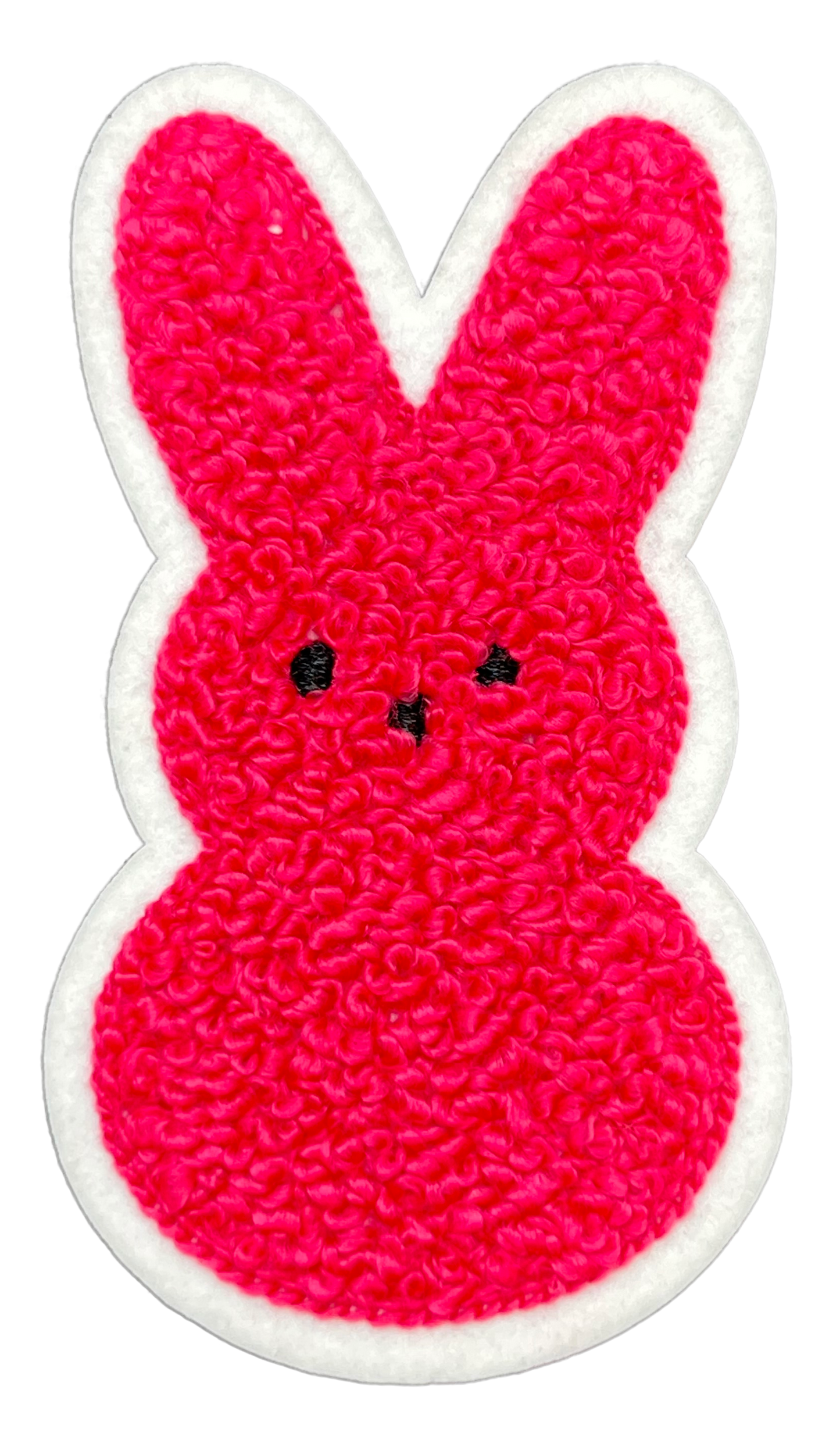 3 3/4" Pink Easter Peeps Chenille Patch