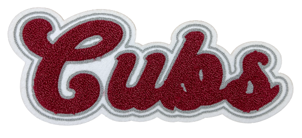 12" Kingston Cubs Chenille Patch