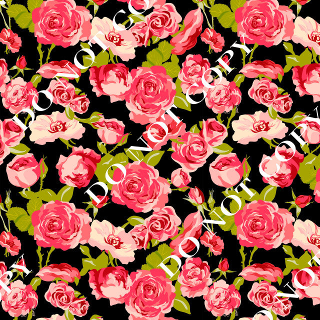 HTV Black Floral PPV
