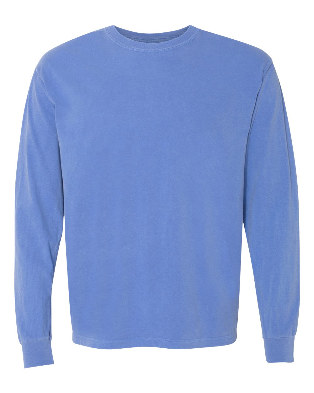 Flo Blue CC Garment Dyed LS 6014