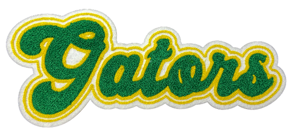 12" Gators Chenille Patch