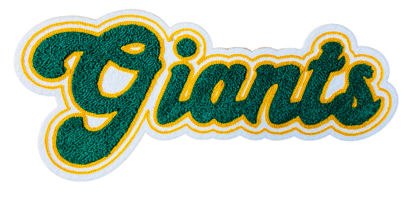 Giants Chenille Patch