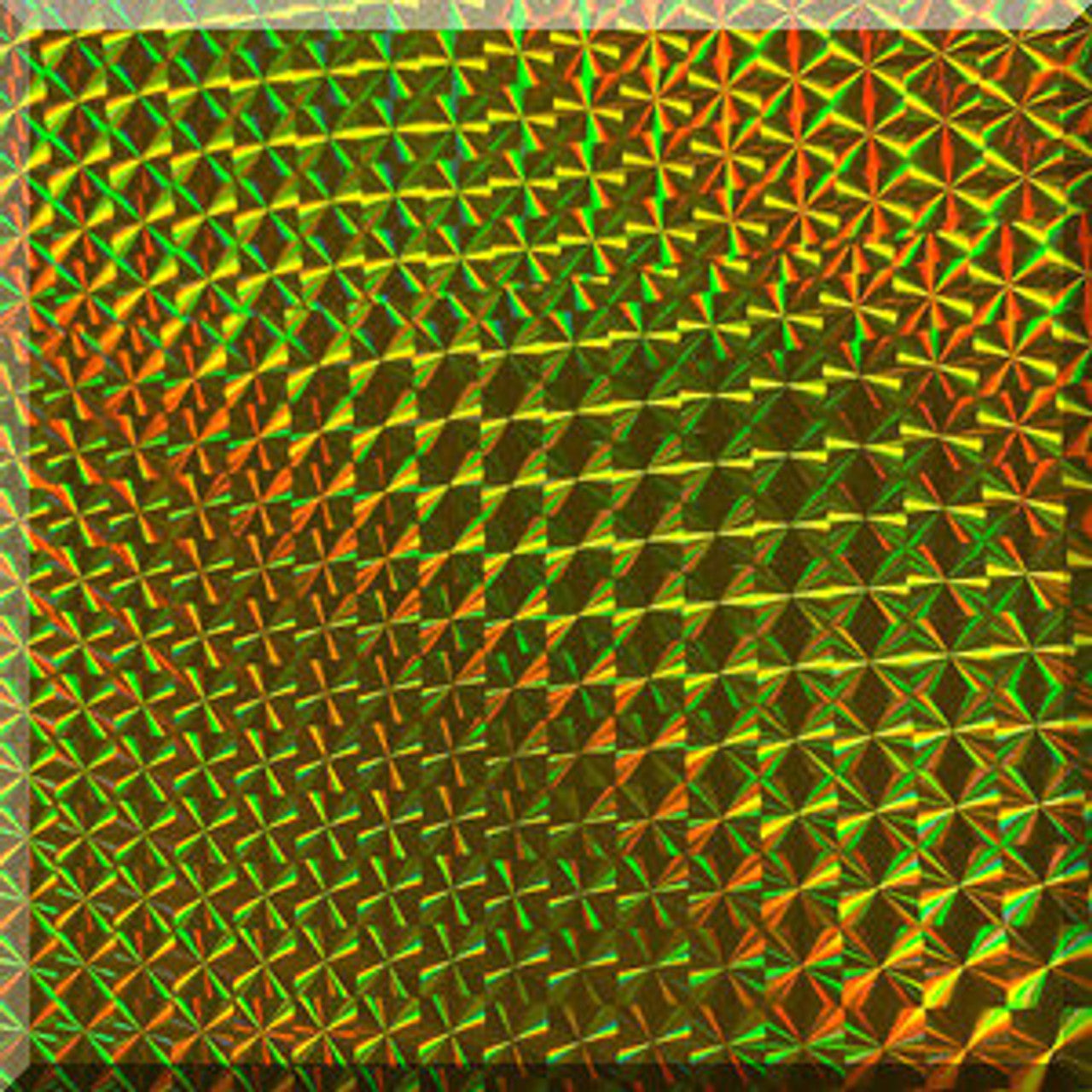Gold Square ColorSplash 20" Hologram