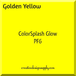 Golden Yellow ColorSplash Glow PF6 12"