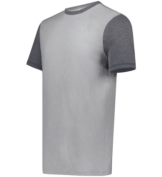 Grey Htr/Carbon Htr Adult Gameday Vintage Ringer Tee 6876